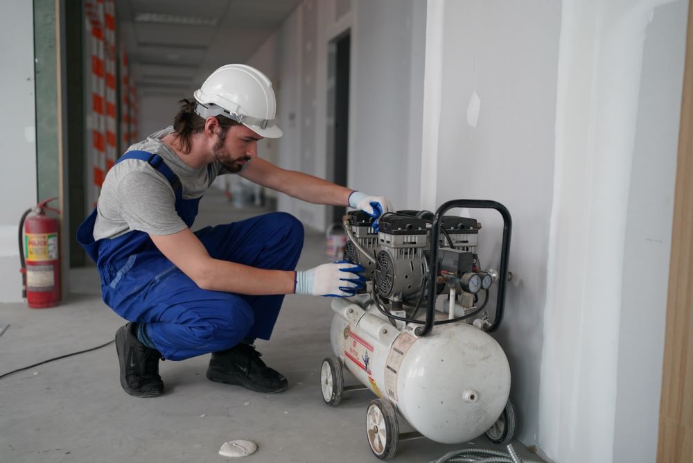 networking two air compressors together